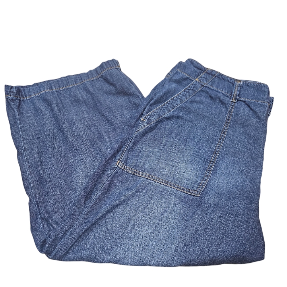 COPY - New Size 14 Seven 7 Wide Leg Ankle Length Denim Jeans